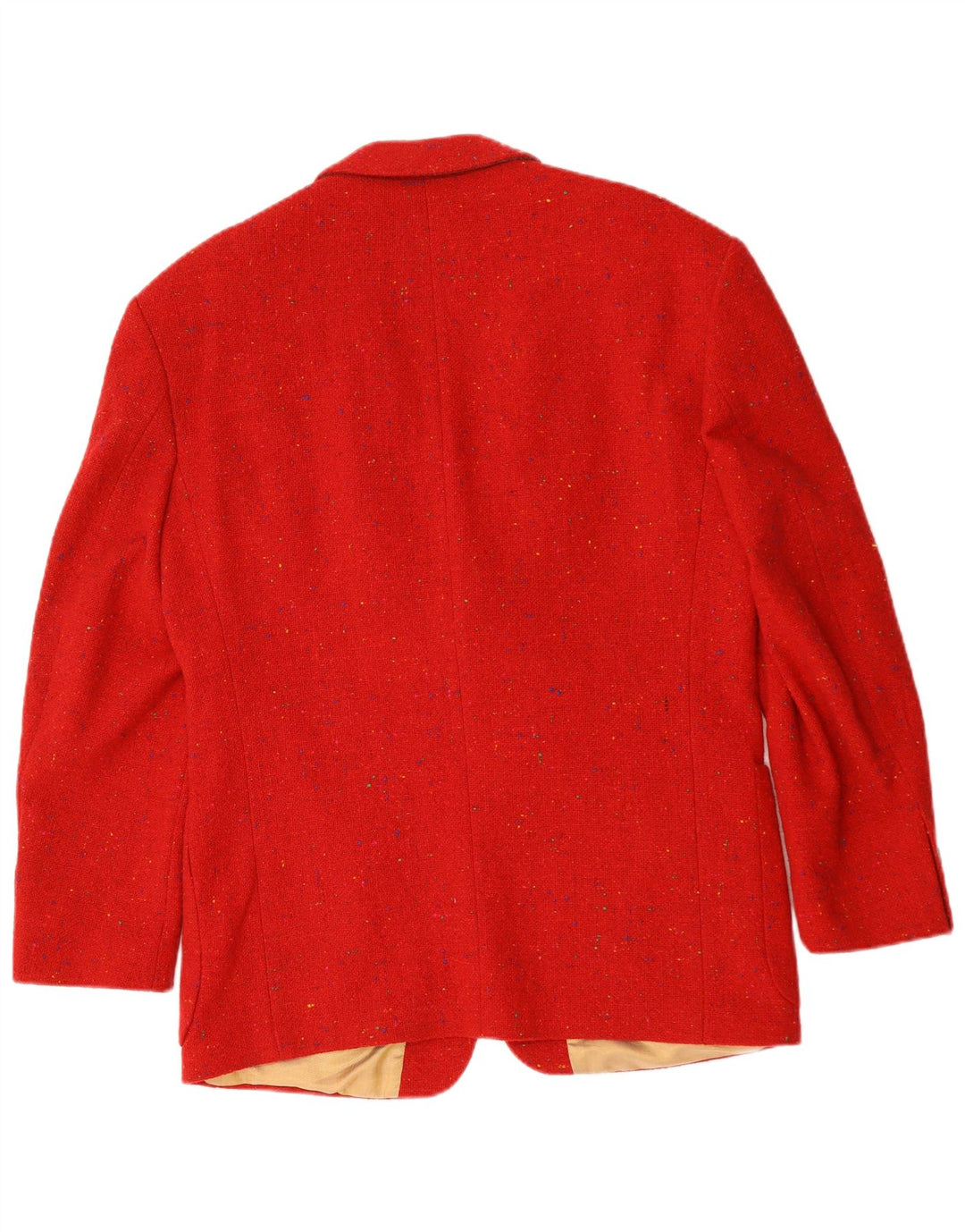 Vintage blazerjakke til mænd med 3 knapper UK 40 Large Red Flecked