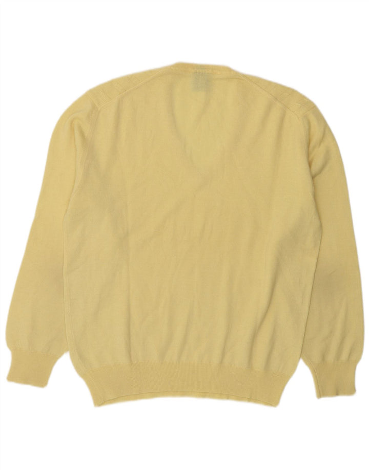 Mapier Herre V-hals sweater Medium Gul Uld