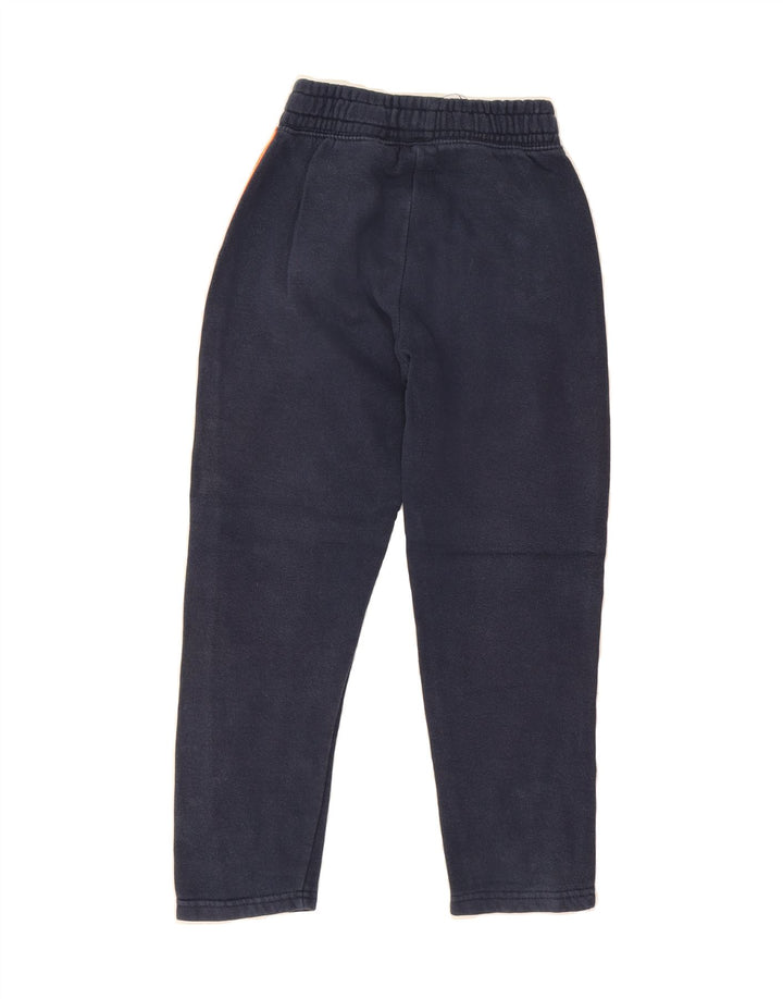 PUMA Boys Graphic Tracksuit Trousers 7-8 Years Medium Navy Blue Cotton Vintage Puma and Second-Hand Puma from Messina Hembry 