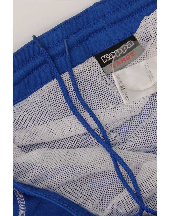 Kappa Herre grafiske sportsshorts store blå polyester
