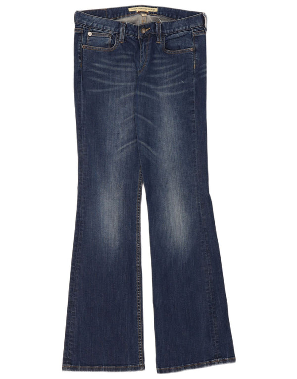French Connection Dame Bootcut Flared Jeans UK 12 Medium W32 L34 Blå