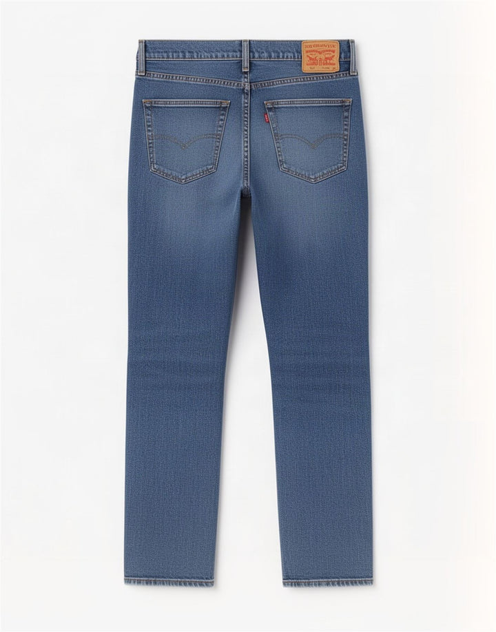 Levi's Herre 514 Straight Jeans W36 L30 Blå Bomuld