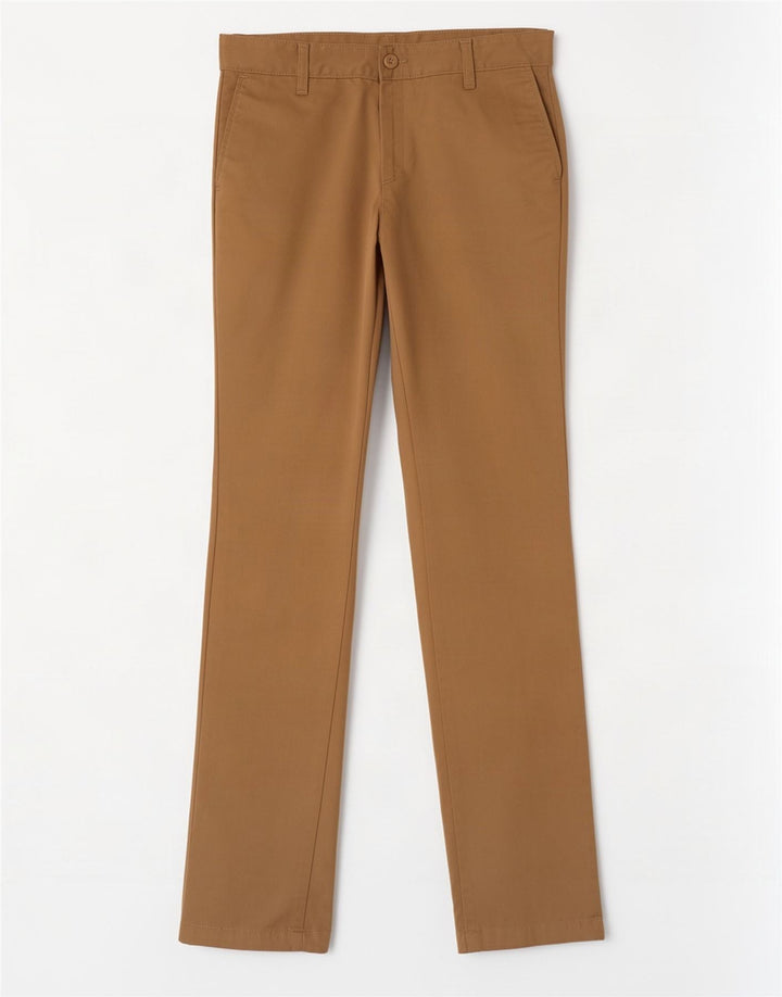 Carhartt Slim Chino Bukser til kvinder W27 L34 Beige Polyester