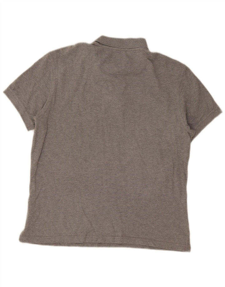 Barbour Polo Shirt til mænd Stor grå Colourblock Bomuld