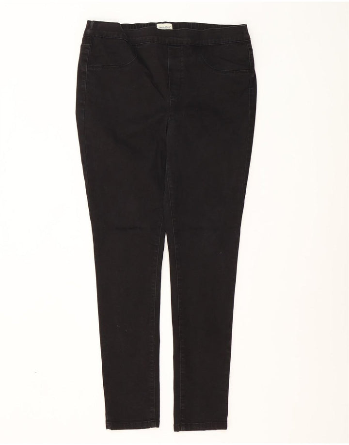 White Stuff Dame Jegging Jeans UK 16 Large W34 L30 Black Bomuld