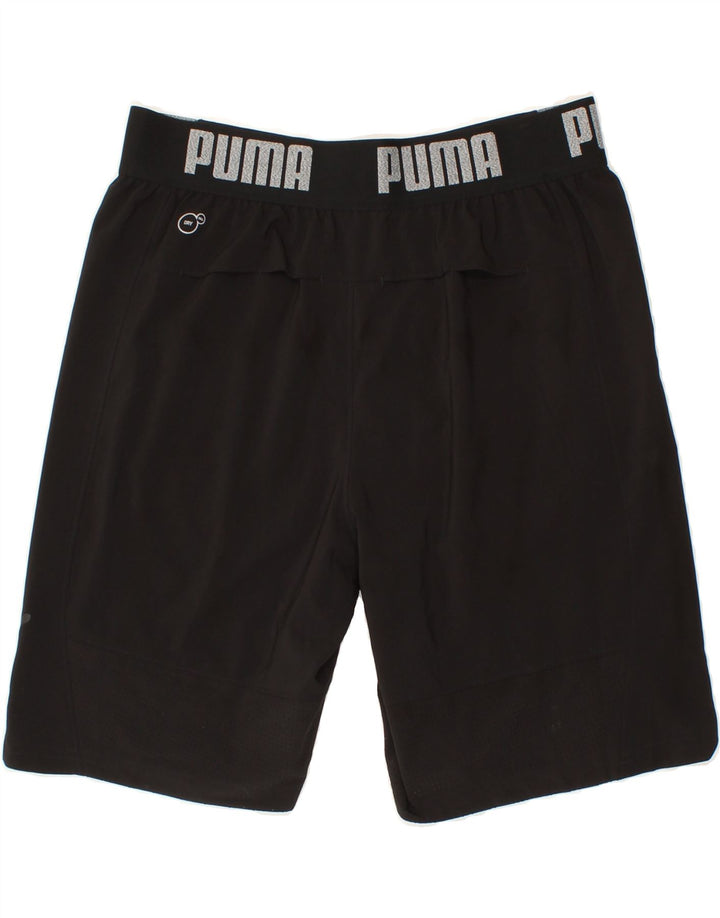 PUMA Mens Graphic Sport Shorts Medium Black Vintage Puma and Second-Hand Puma from Messina Hembry 