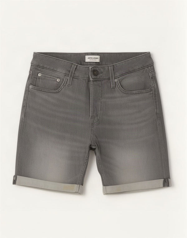 Jack & Jones Herre denimshorts Små W27 L8 Grå Bomuld