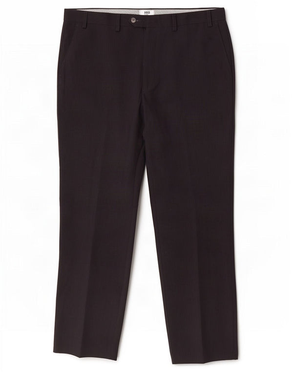 Marks & Spencer Mens Straight Suit Trousers W38 L33 Navy Blue Polyester