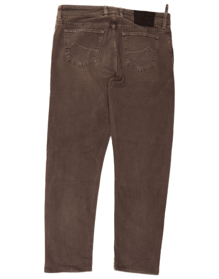 Jacob Cohen Herre Slim Jeans W36 L30 Grå Bomuld