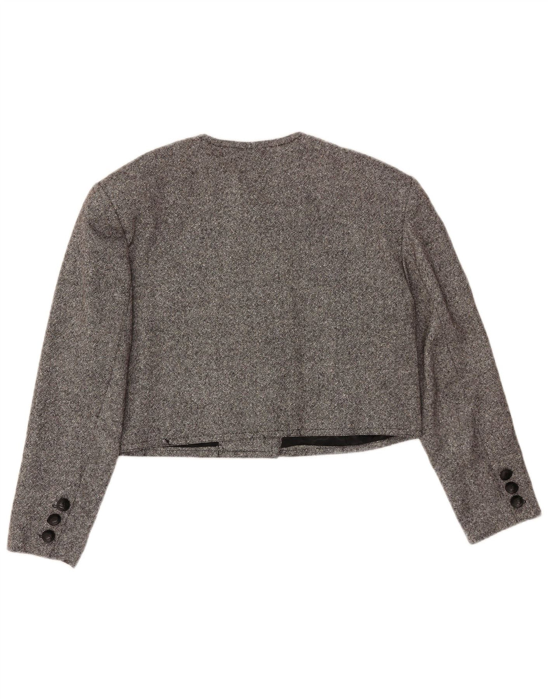 MONDI dobbeltradet bolerojakke til kvinder EU 42, stor grå uld