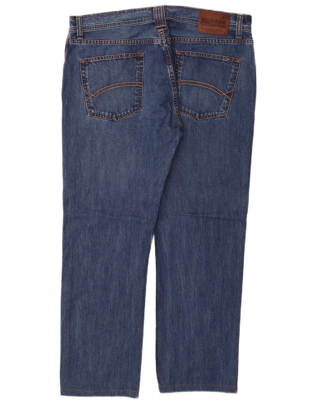 TOMMY HILFIGER Womens Straight Jeans W38 L29 Blue