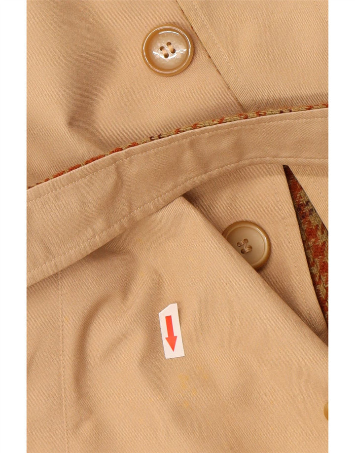 Vintage overfrakke til kvinder UK 12 Medium Beige