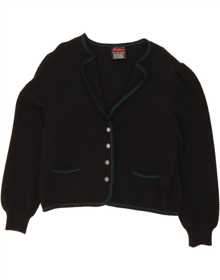 ARBEP Womens Cardigan Sweater IT 44 Medium Black Virgin Wool Vintage Arbep and Second-Hand Arbep from Messina Hembry 