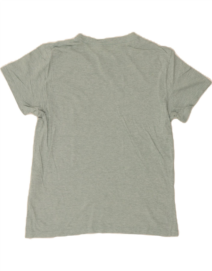 LEVI'S Womens T-Shirt Top UK 14 Medium Green Cotton Vintage Levi's and Second-Hand Levi's from Messina Hembry 