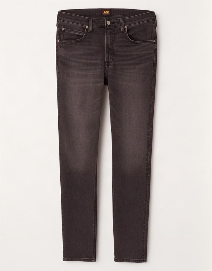 Lee Herre Luke Skinny Jeans W32 L34 Grå Bomuld