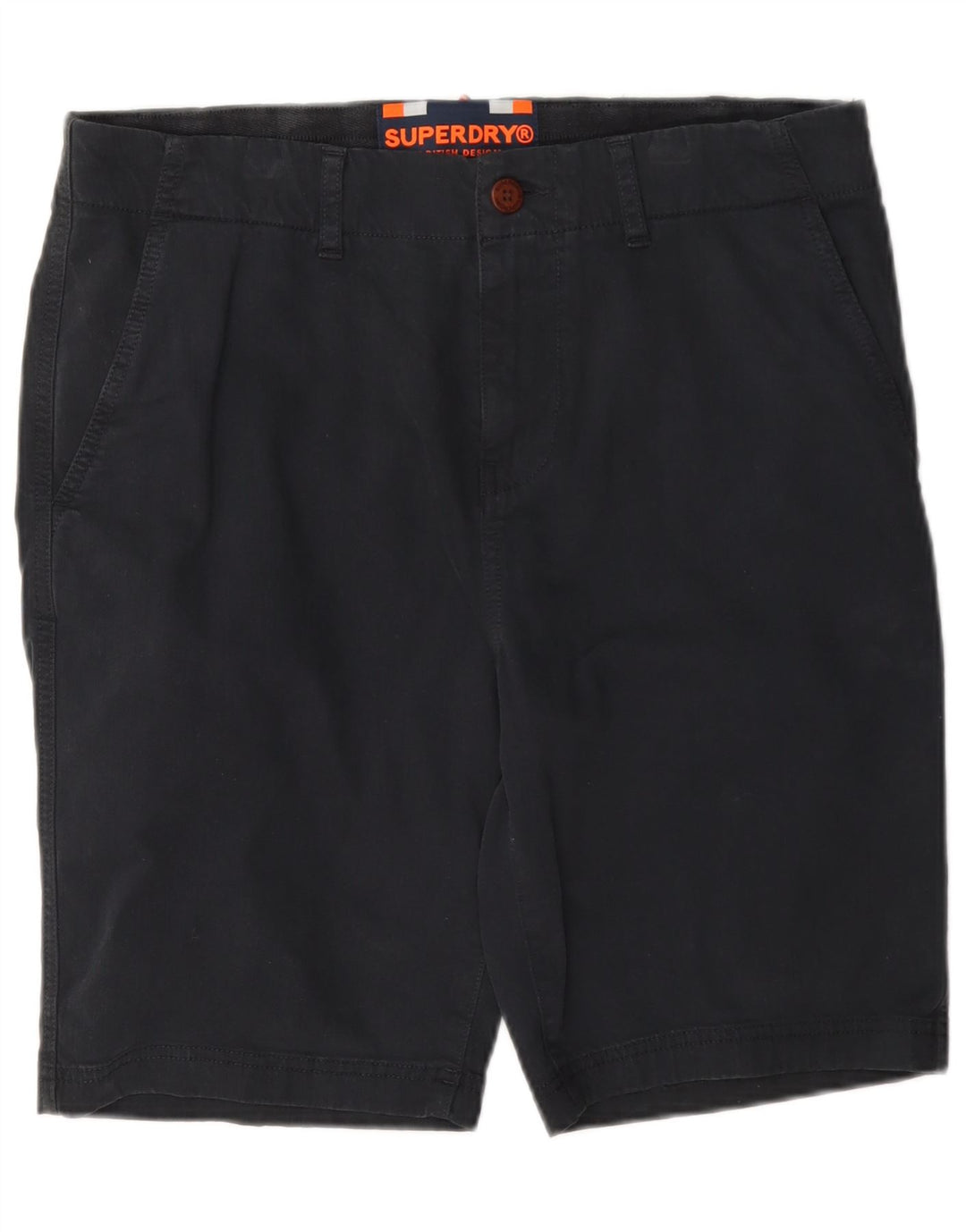 Superdry Chino-shorts til mænd W32 Medium marineblå bomuld