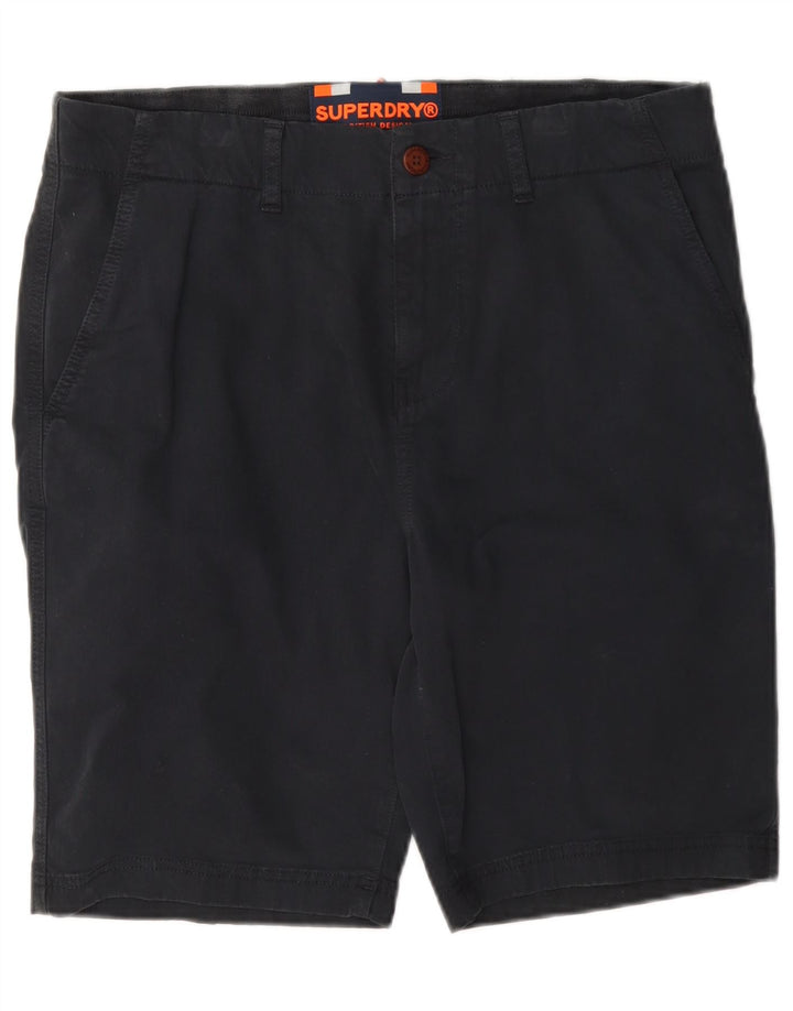 Superdry Chino-shorts til mænd W32 Medium marineblå bomuld