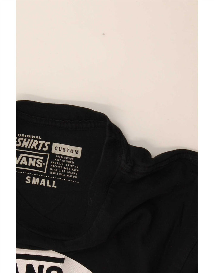Vans Herre Custom Fit grafisk T-shirt top lille sort bomuld