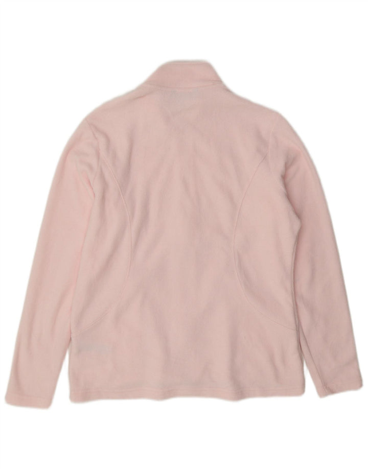 Marks & Spencer Fleecejakke til kvinder UK 14 Stor Pink Polyester