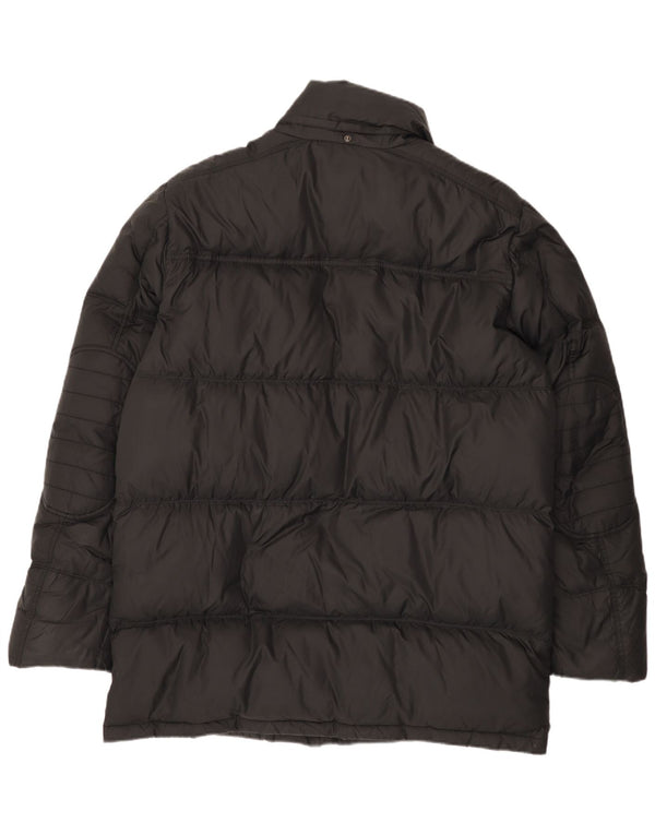 Tommy Hilfiger Herre Polstret Jakke UK 42 XL Sort Nylon