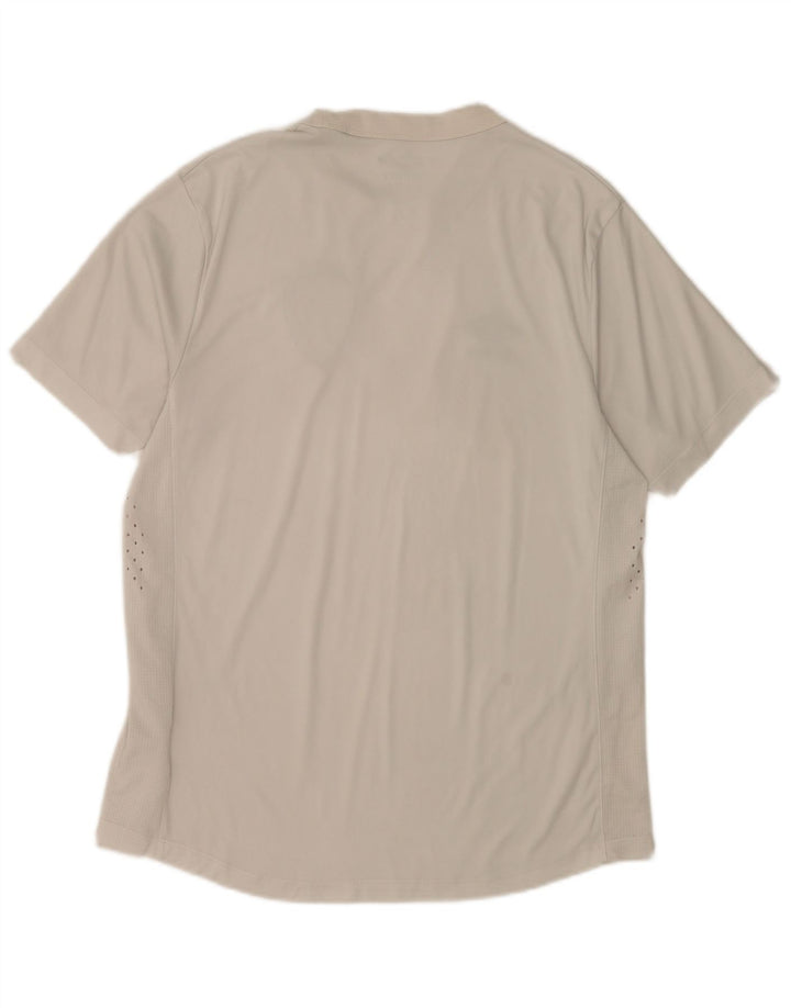 Umbro Herre Brisbane Roar FC Grafisk T-Shirt Top Medium Hvid Polyester