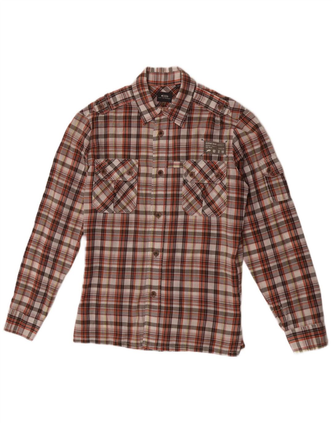 G-Star Herreskjorte Medium Flerfarvet Plaid Bomuld