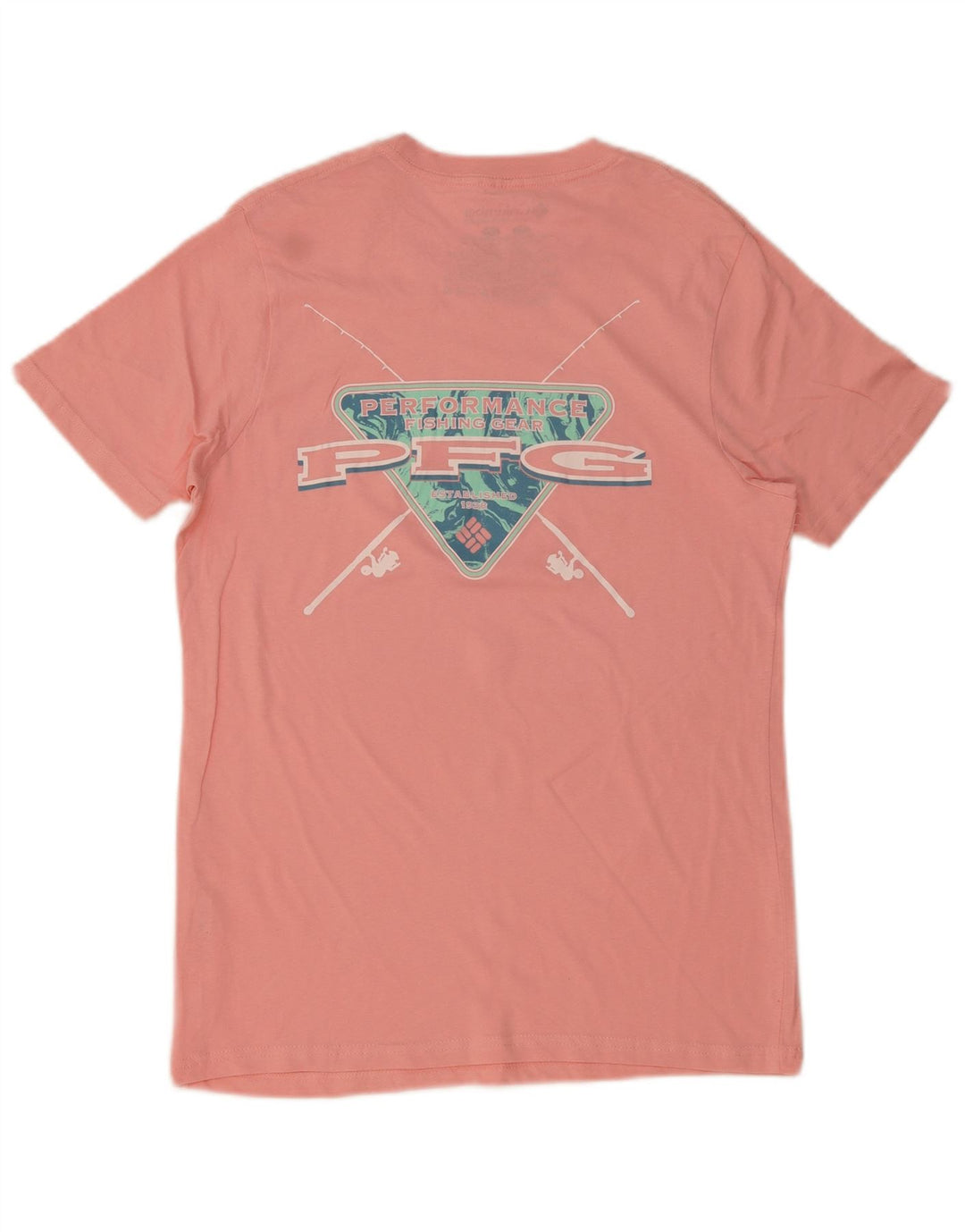 Columbia Herre grafisk T-shirt Top Lille Pink