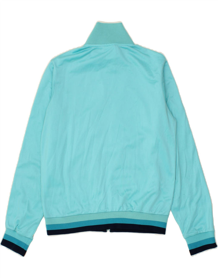 DIADORA Womens Tracksuit Top Jacket UK 12 Medium  Blue Polyester Vintage Diadora and Second-Hand Diadora from Messina Hembry 