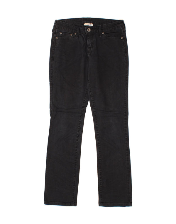 LEVI'S Dame mellemhøjde lige jeans US 2 XS W30 L30 Marineblå Bomuld