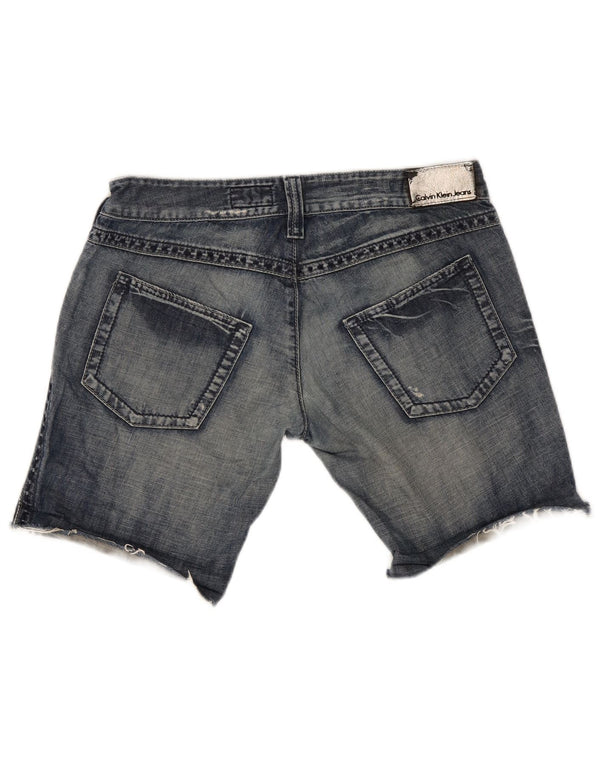 Calvin Klein denimshorts til kvinder W30 Mellemblå bomuld