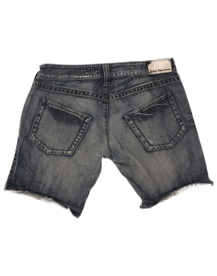 Calvin Klein denimshorts til kvinder W30 Mellemblå bomuld