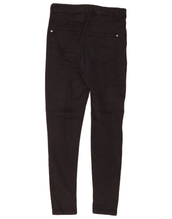 Marks & Spencer Dame Super Skinny Jeans UK 10 Small W30 L29 Black Bomuld
