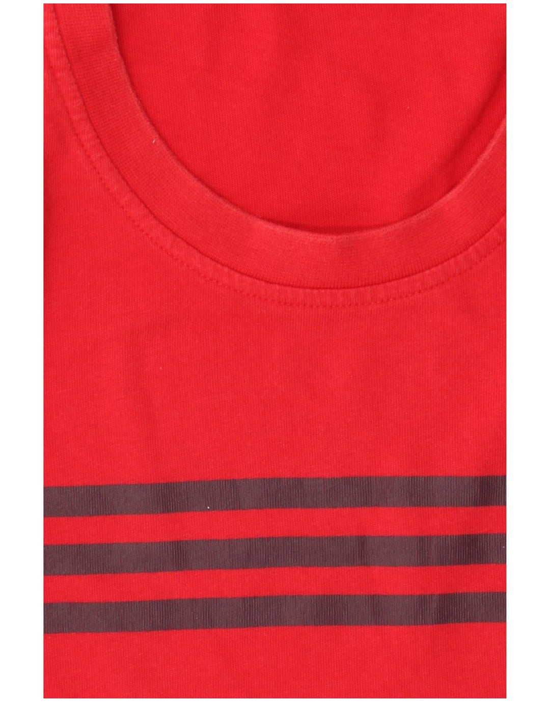 Adidas Grafisk T-shirt top til mænd, stor rød bomuld
