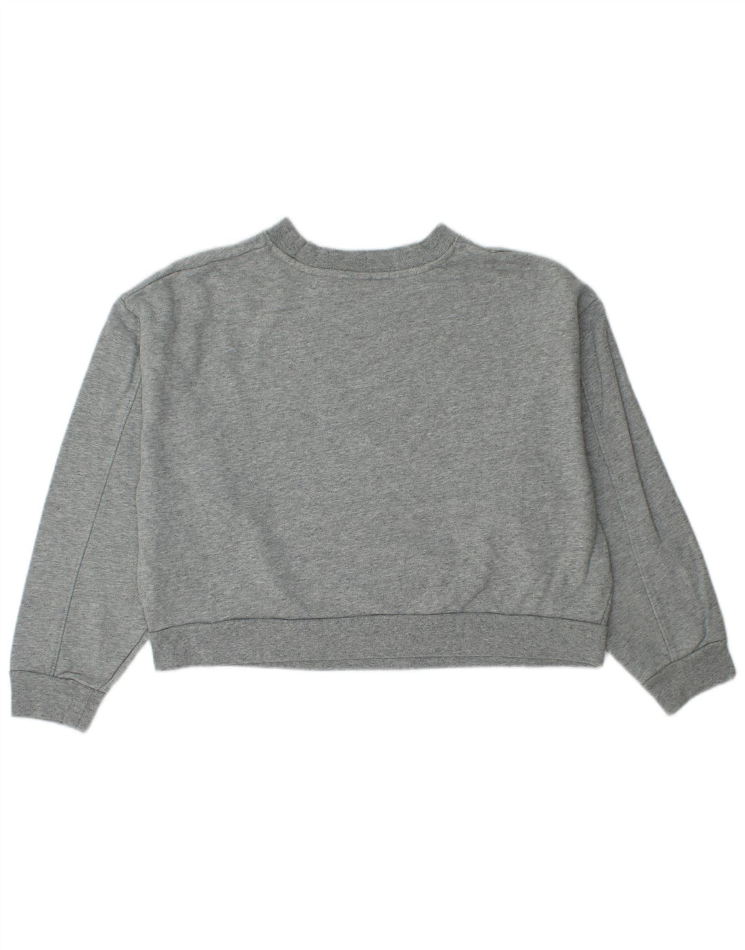 Levi's Womens Oversized Crop Graphic Sweatshirt Jumper UK 10 Small Grå
