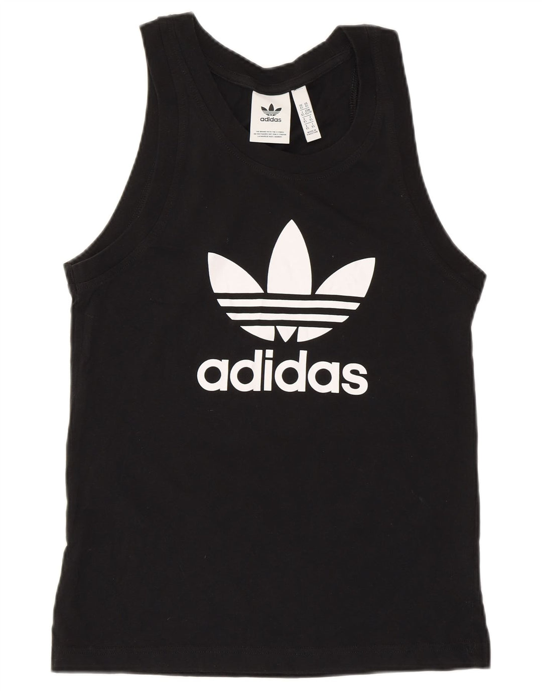 ADIDAS Herre grafisk vest Top XS Sort bomuld