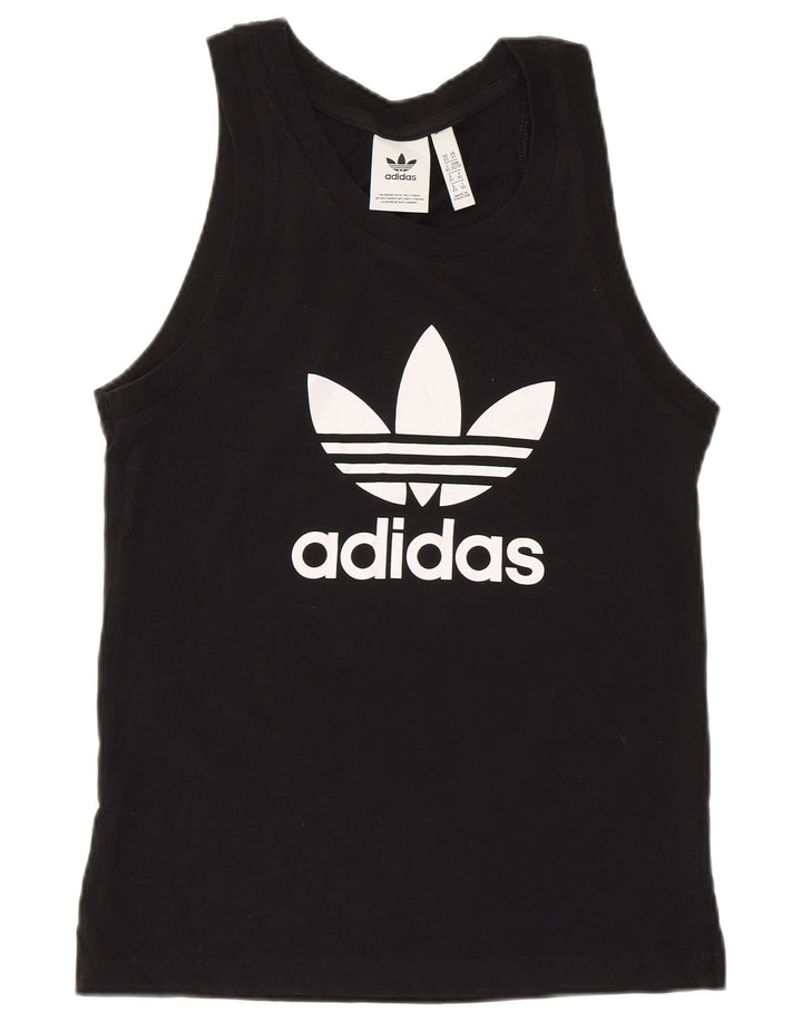 ADIDAS Herre grafisk vest Top XS Sort bomuld