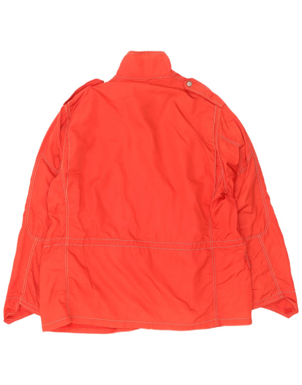 Jeckerson Mens Utility Jacket UK 40 Large Red Polyamide