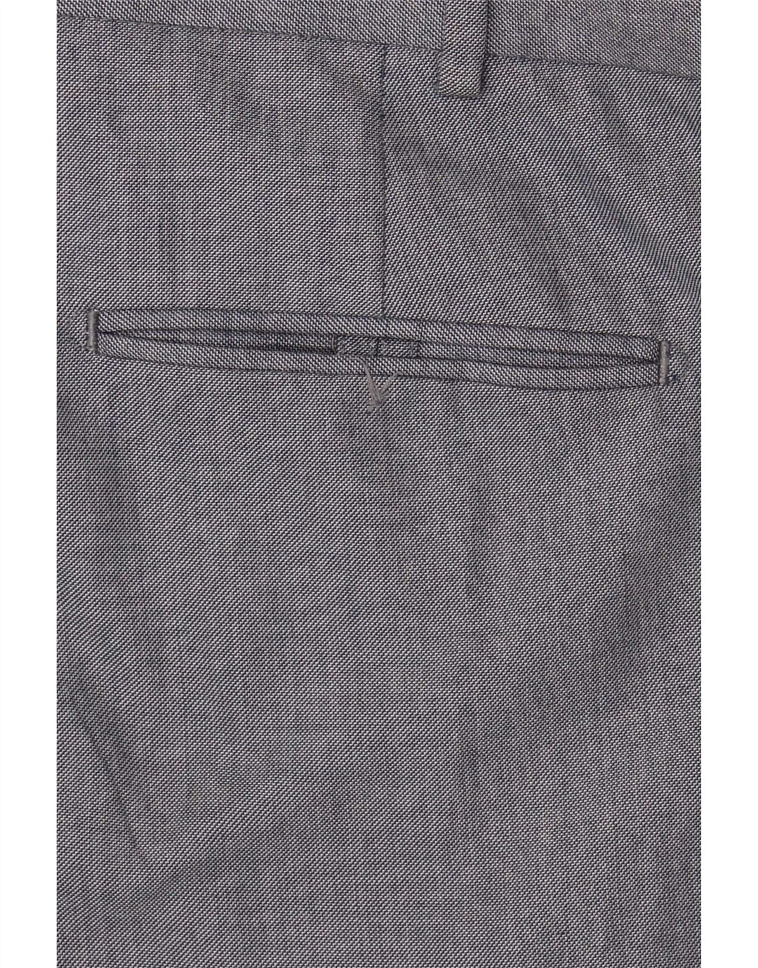 Marks & Spencer Straight Suit Bukser til mænd W38 L29 Blå polyester