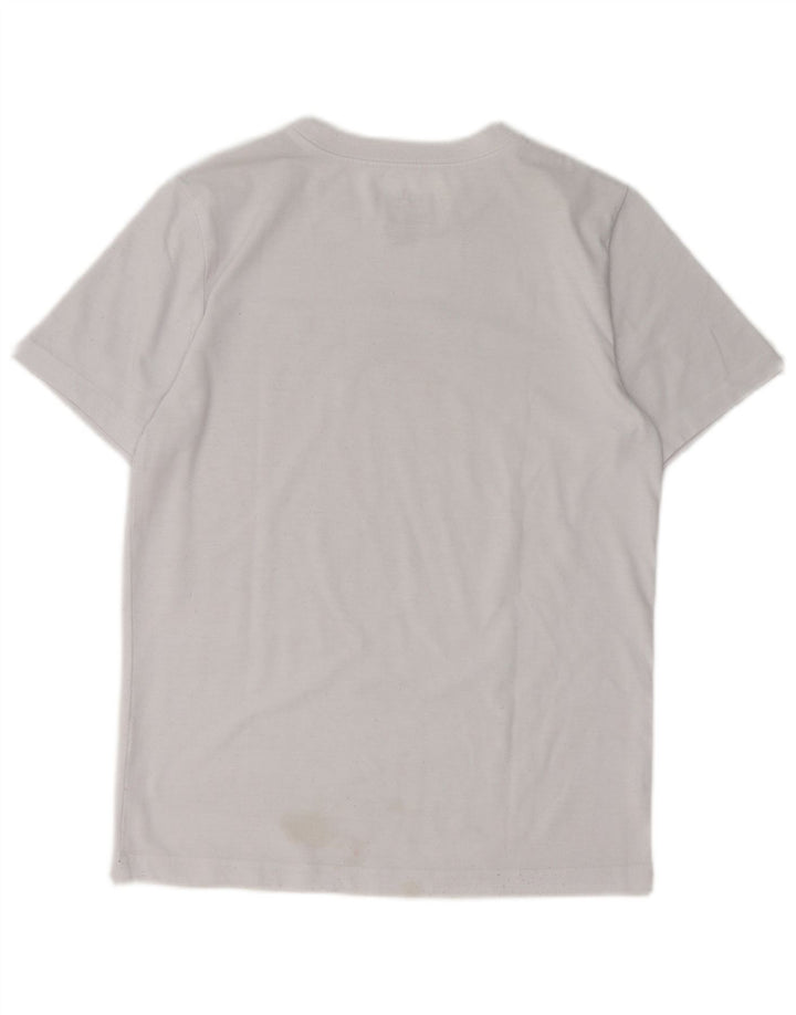 Jordan Boys Grafisk T-Shirt Top 12-13 År Stor Hvid Polyester