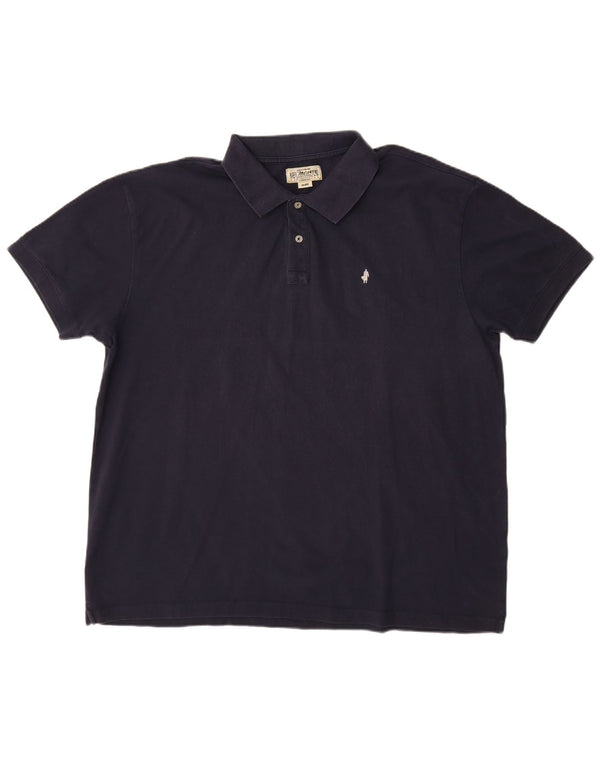 Marlboro Classics Polo Shirt til mænd 4XL Navy Blue