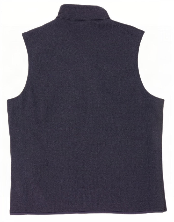 Patagonia Herre Ærmeløs træningsdragt Topjakke 2XL Navy Blue