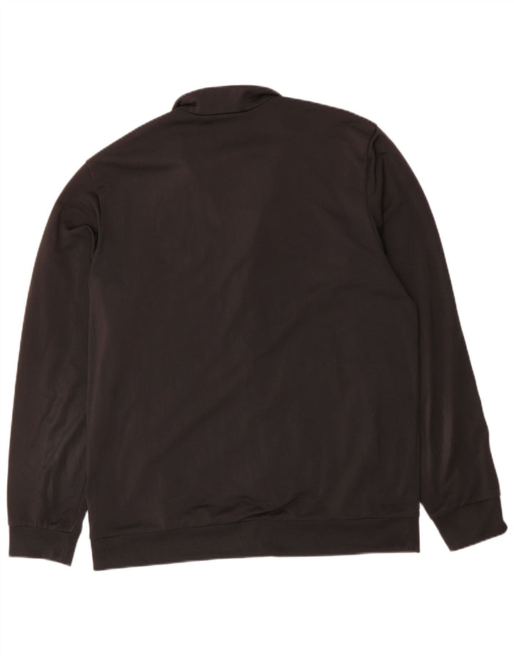 ADIDAS Træningsdragt til mænd, topjakke, stor sort polyester