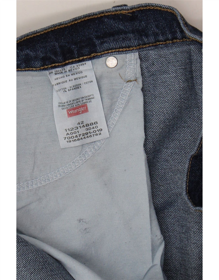 WRANGLER Mens Denim Shorts W42 2XL Blue Cotton Vintage Wrangler and Second-Hand Wrangler from Messina Hembry 