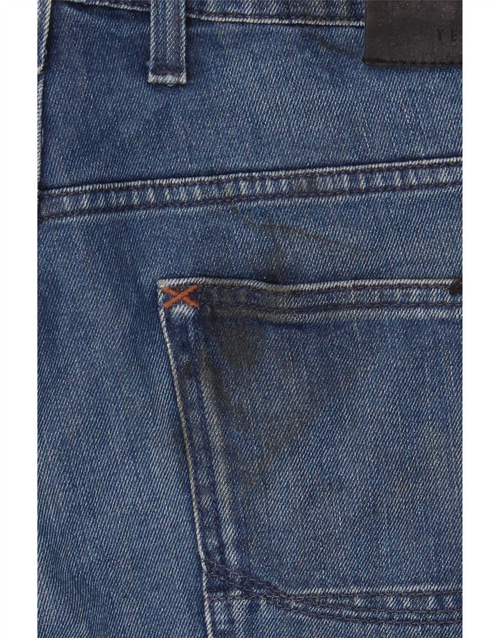 Ted Baker Straight Jeans til mænd W36 L34 blå bomuld