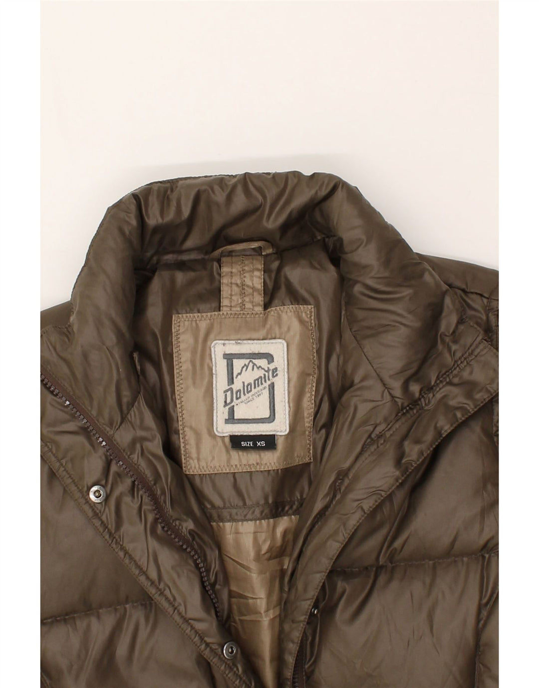 DOLOMITE Womens Padded Coat UK 6 XS Grey Polyester | Vintage Dolomite | Thrift | Second-Hand Dolomite | Used Clothing | Messina Hembry 