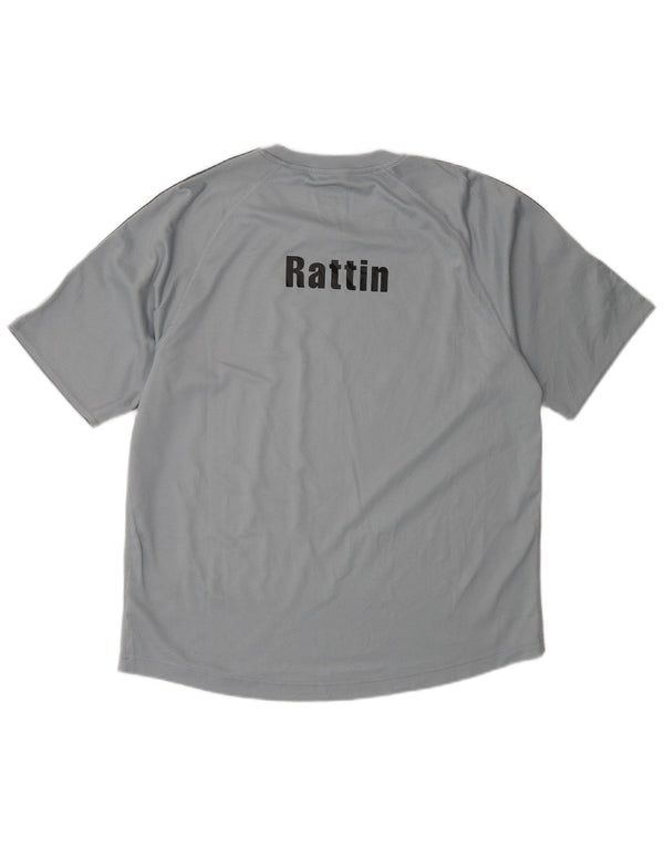 Adidas Herre Climalite Grafisk T-Shirt Top Stor Grå Polyester