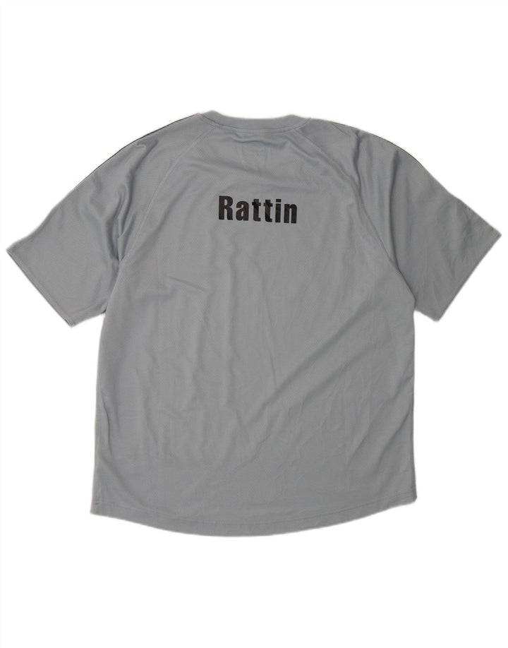 Adidas Herre Climalite Grafisk T-Shirt Top Stor Grå Polyester