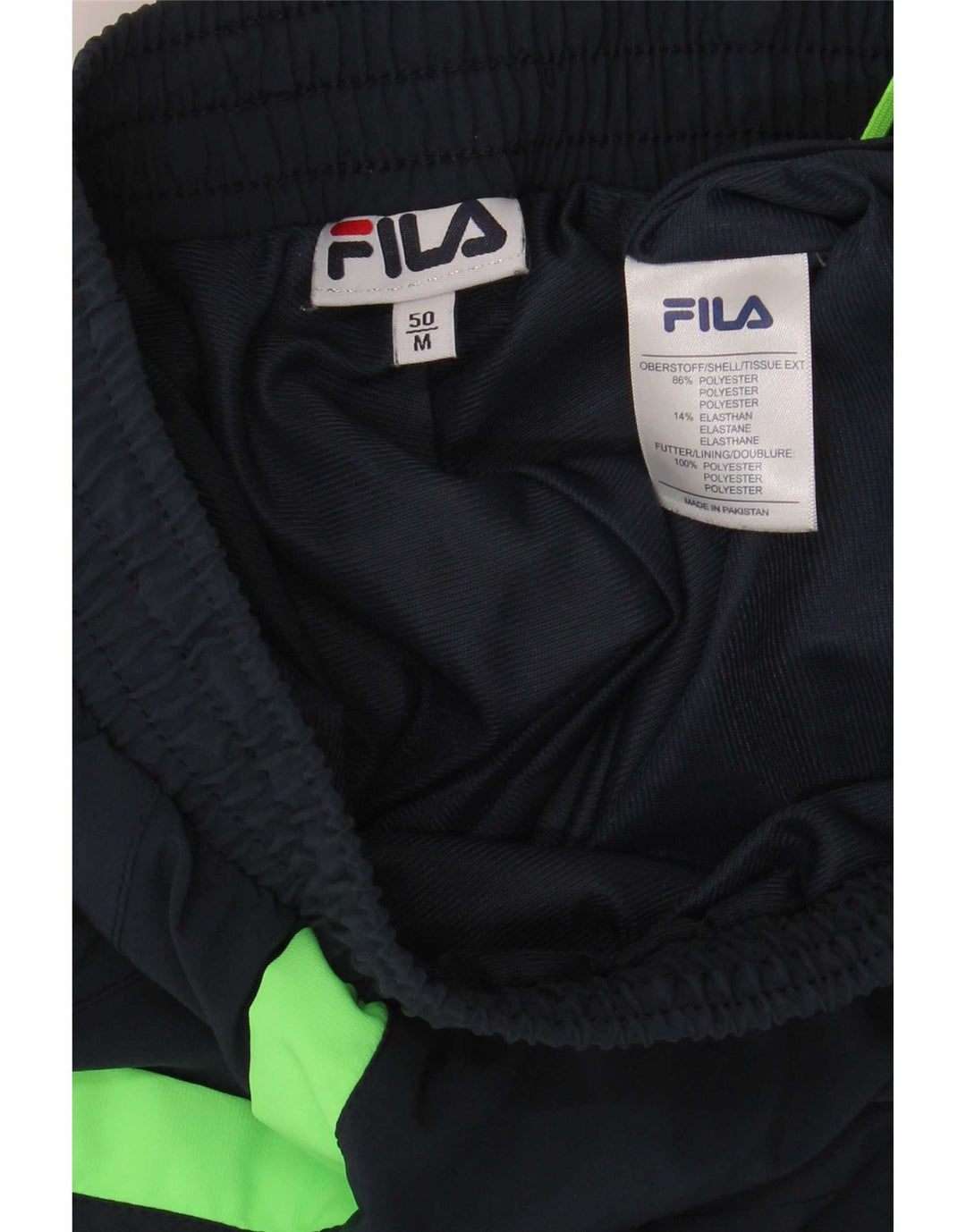 Fila Herre Sportshorts Medium Navy Blue Colourblock Polyester