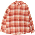EDDIE BAUER Mens Relaxed Fit Shirt 2XL Red Check Cotton Vintage Eddie Bauer and Second-Hand Eddie Bauer from Messina Hembry 