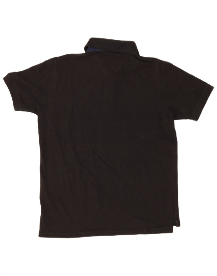Tommy Hilfiger Herre poloshirt Stor sort bomuld